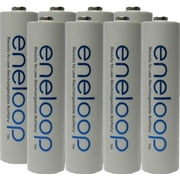 Panasonic Eneloop AAA 4th generation NiMH Pre-Charged Rechargeable 2100 Cycles 8 Batteries   Free Battery Holder