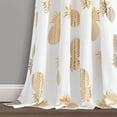 thumbnail image 5 of Lush Decor Pineapple Toss-Wp-Gold-Pair-52" X 84", 5 of 7