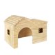 thumbnail image 1 of Casa pequeña para mascotas, hámster, nido de madera, no tóxico, pequeño, sólido, duradero, bonita casa para mascotas, cabaña para hámster, animales, ratones, suave ER, 1 of 5