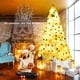 thumbnail image 2 of Árbol de Navidad OFFICEJOY blanco artificial de 9 pies con soporte de metal, 2 of 9
