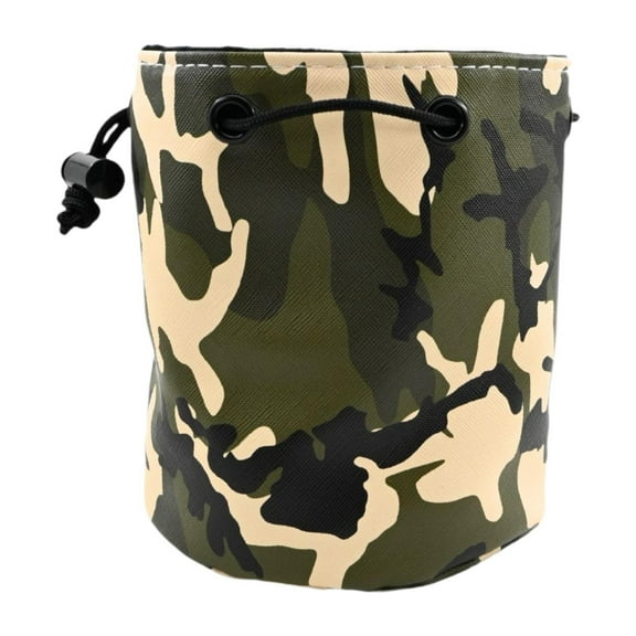 Vsenkes Golf Ball Bag Drawstring Adults Golf Club Accessories Swimming Storage Pouch Green