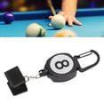 thumbnail image 1 of Pool Chalk Holder, Billiard Chalk Holder ABS Portable with Retractable Rope Buckle for Billiard Accessory, 1 of 7