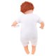 thumbnail image 4 of Muñeca de Niño Rellena Recién Nacida Muñeca Renacida de Goma Suave con Ropa Blanca CUTICAT Simulation Boy Doll, 4 of 8