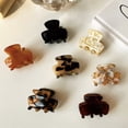 thumbnail image 2 of Small Hair Clips Mini Hair Claws for Women Girls£¬4 Pcs Non Slip Hair Claw Jaw Clamp Stylish Tortoise Shell Barrettes for Thin Thick Hair, 2 of 4