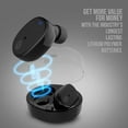 thumbnail image 4 of StealthBeats Bluetooth Wireless Headphones with Microphone [INVISIBLE EARPHONES] Running Earbuds with Dock Charger, 4 of 9