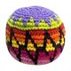 thumbnail image 3 of CaiYueKe Handmade Crocheted Footbag Pack of 3 - Durable Woven Cotton Kick Ball for Style Games, Juggling, Tricks & Outdoor Games - Great as Stress Relief Fidget Toys, 3 of 8