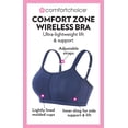 thumbnail image 4 of Comfort Choice Women's Plus Size Comfort Zone Wireless Bra, 4 of 4