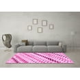 thumbnail image 3 of Ahgly Company Indoor Rectangle Abstract Pink Modern Area Rugs, 8' x 12', 3 of 4