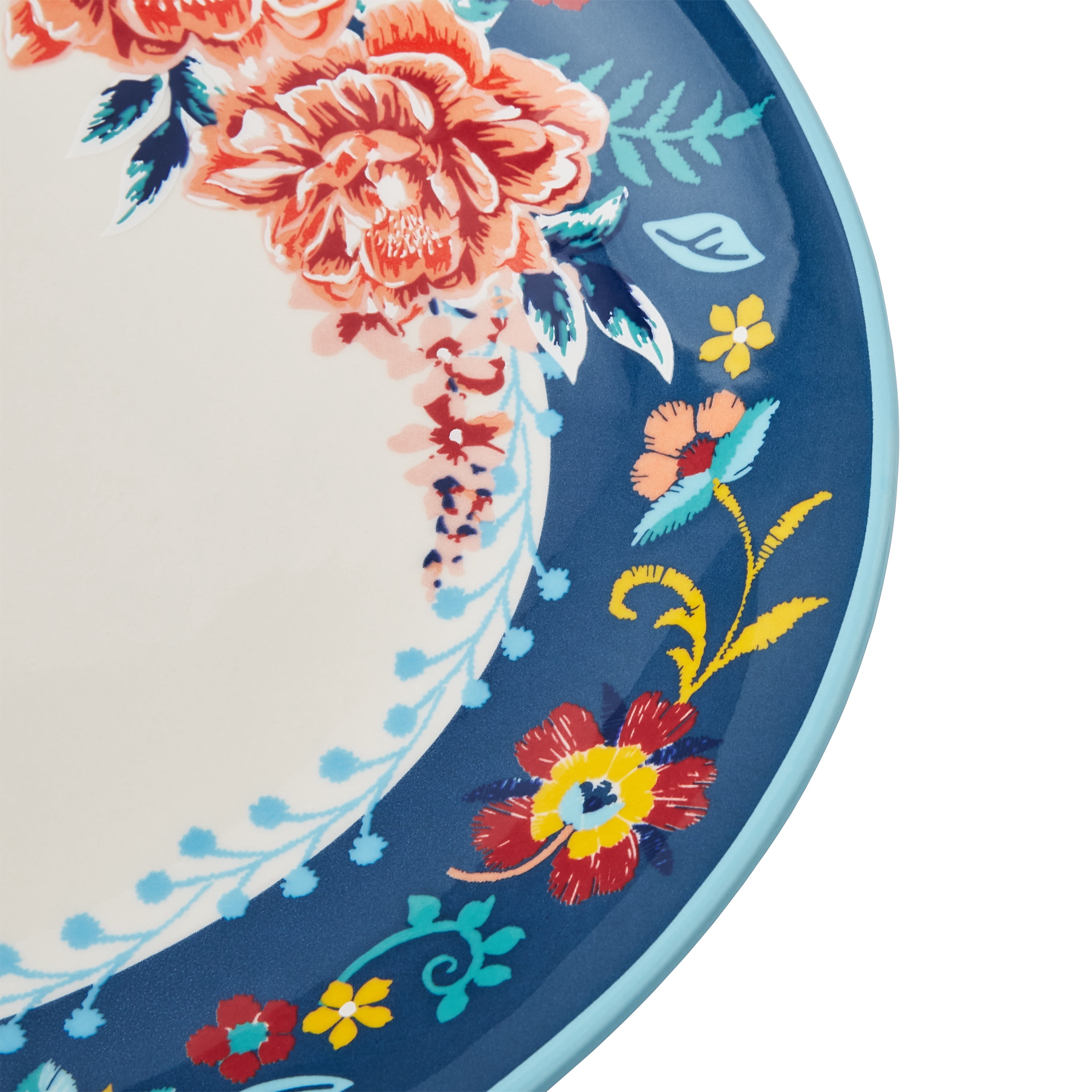 The Pioneer Woman Keepsake Floral Stoneware Serve Platter