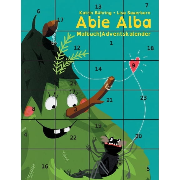 Abie Alba: MalbuchAdventskalender, (Paperback)
