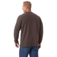 thumbnail image 3 of KingSize Men's Big & Tall Bonded Sherpa Waffle Henley, 3 of 6