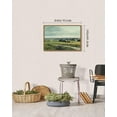 thumbnail image 3 of Drsoum 16x24in Canvas Framed Wall Art Farmhouse Vintage Painting Farm Room Decor for Bathroom Bedroom Living Room - Natural Framed, 3 of 7