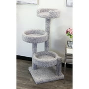 New Cat Condos  3 Tier Carpeted Cat Tree