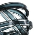 thumbnail image 4 of 7" x 7" Dark Blue Glass Brushed Ombre Twisted Knot Sculpture, by DecMode, 4 of 9