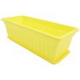 thumbnail image 2 of MOVTOTOP 2 Sets Rectangular Window Flower Planter Boxes with Tray for Plants and Vegetables, 2 of 8