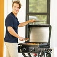 thumbnail image 5 of Charbroil Performance Series 22" Portable Propane Gas Griddle - 2-Burner, Black, 5 of 6