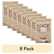 (8 pack) MadeGood, Granola, Gluten Free, Vegan, Cocoa Crunch Crispy Light Granola, 10 oz Pouch