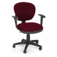 thumbnail image 3 of OFM Lite Use Model 150-AA Computer Swivel Task Chair with Arms, Fabric, Blue, 3 of 4