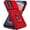 Red, variant on HCTian Phone Case for Motorola Moto G Play 2024 Case with HD Screen Protector & Slide Camera Cover & Kickstand, Moto G Play 4G 2024 [Military-Grade] Phone Case for Moto G Play 2024