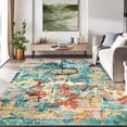 thumbnail image 2 of Abstract Area Rug x Large Washable Living Room Bedroom Rug Modern Non-Shedding Low Pile Area Rug Throw Rug for Dining Room Home ( ;x;), 2 of 6