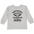 thumbnail image 3 of Inktastic Handpicked for Earth By My Great Uncle in Heaven Boys or Girls Long Sleeve Toddler T-Shirt, 3 of 5