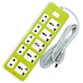 thumbnail image 1 of Multicontacto de Uso Domestico 10 Conectores Enchufe Americano, Extension con 10 Conectores, 1 of 4