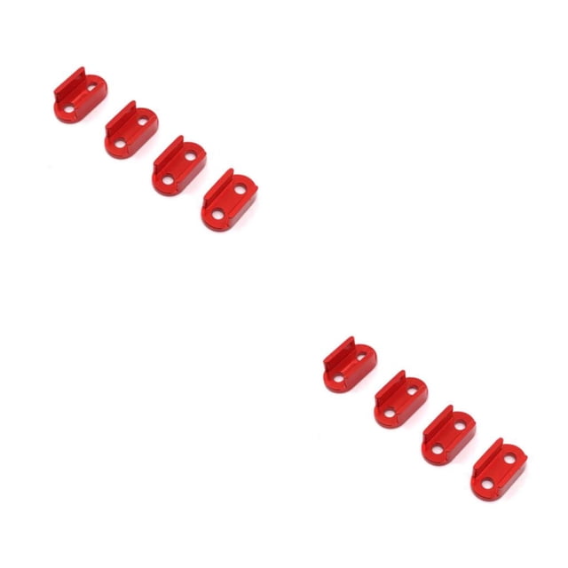 Soporte de Resorte Vogacara para Coche RC 4 Piezas Rojo