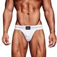 thumbnail image 2 of Sngxgn Men's Breathable Trunks Underwear Covered Band(White,L), 2 of 4