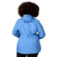 thumbnail image 3 of Free Country Women's Plus Size X2O Anorak Rain Jacket Chambray 1X, 3 of 8