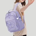 thumbnail image 4 of Mochila escolar MIRLEWAIY para niños, portátil, adolescente y niña, color morado, 4 of 8