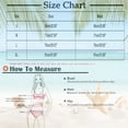 thumbnail image 3 of Aimik Women's Ruffle Bikini Sets 3 Piece Bathing Suits Textured Triangle Wrap Skirt Side Tie Cheeky Bikini Swimwear, 3 of 6