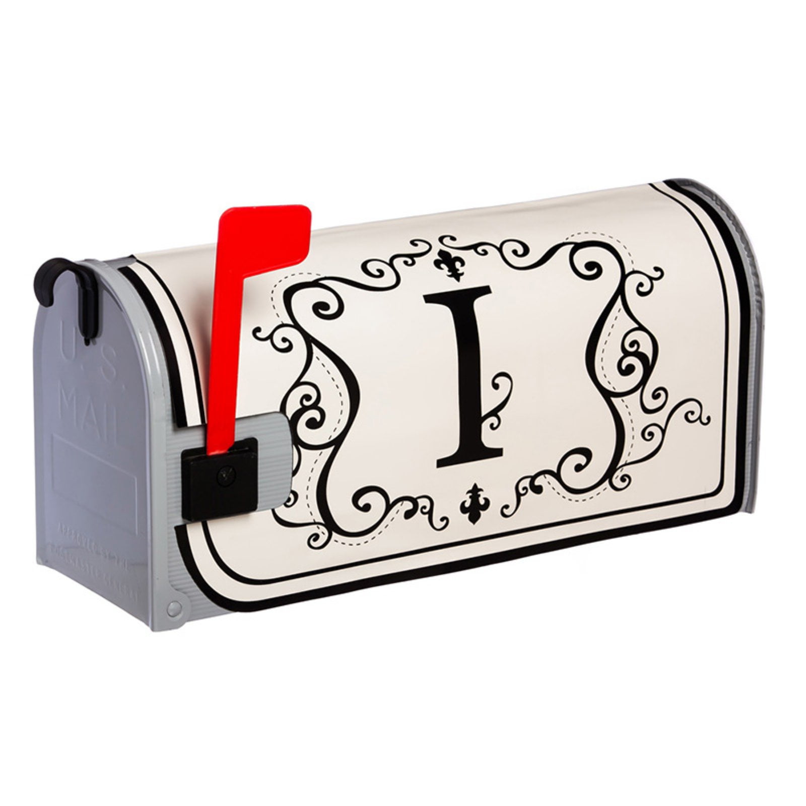 Evergreen Flag Monogram Mailbox Cover