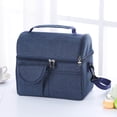 thumbnail image 1 of Bolsa de almuerzo de tela Oxford, bolsa de pícnic al aire libre, bolsa de almuerzo portátil, bolsa Bento, bolsa grande de preservación del calor, bolsa de hielo Wmkox8yii HFSH2598, 1 of 1