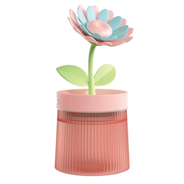 Humidificador Portátil USB Máquina de Aromaterapia Mist Maker Humidificador de Aire de Flores Rosa