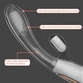 thumbnail image 3 of Rabbit Vibrator, Centerel G Spot Vibrator with 12 Powerful Vibrations Dual Motors, Rechargeable Adult Sex Toys for Women, Red, 3 of 9