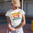 thumbnail image 2 of Vintage 1962 Limited Edition, Grandpa or Grandma's Birthday, White T-Shirt, Small, 2 of 5