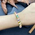 thumbnail image 3 of Imperial Jasper Stone Bracelet for Women, Natural Colorful Beaded Healing Bracelet, Birthday Friendship Gifts for Her, Mom, Sister, Daughter, Teacher Appreciation, 3 of 5