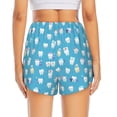 thumbnail image 2 of Lsque Cute Healthy Teeth Printed Women's Running Shorts with Liner Pockets,Elastic Quick Dry Workout Athletic Gym Yoga Shorts,Womens High Waist Shorts-X-Large, 2 of 9