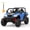 Blue, variant on Rugerasy 24V 4WD Ride On Dump Truck with Remote Control, 2 Seater, Gray