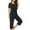 01 Black, variant on Weiqiqre Pajamas for Women Set Lounge Sets Long Sleeve Crewneck Top and Pants Soft Pjs with Pockets