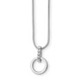 thumbnail image 1 of SS White Ice .05ct. Diamond Necklace 18 Inch, 1 of 3
