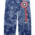 thumbnail image 2 of Captain America Men's Blue and White Cloud Sleep Pajama Pants-S, 2 of 4