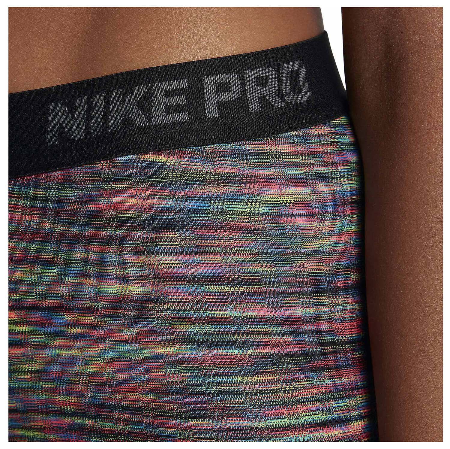 Nike Women's Hyperwarm Brushed Training Tights (Black/Multi Color, Medium)  
