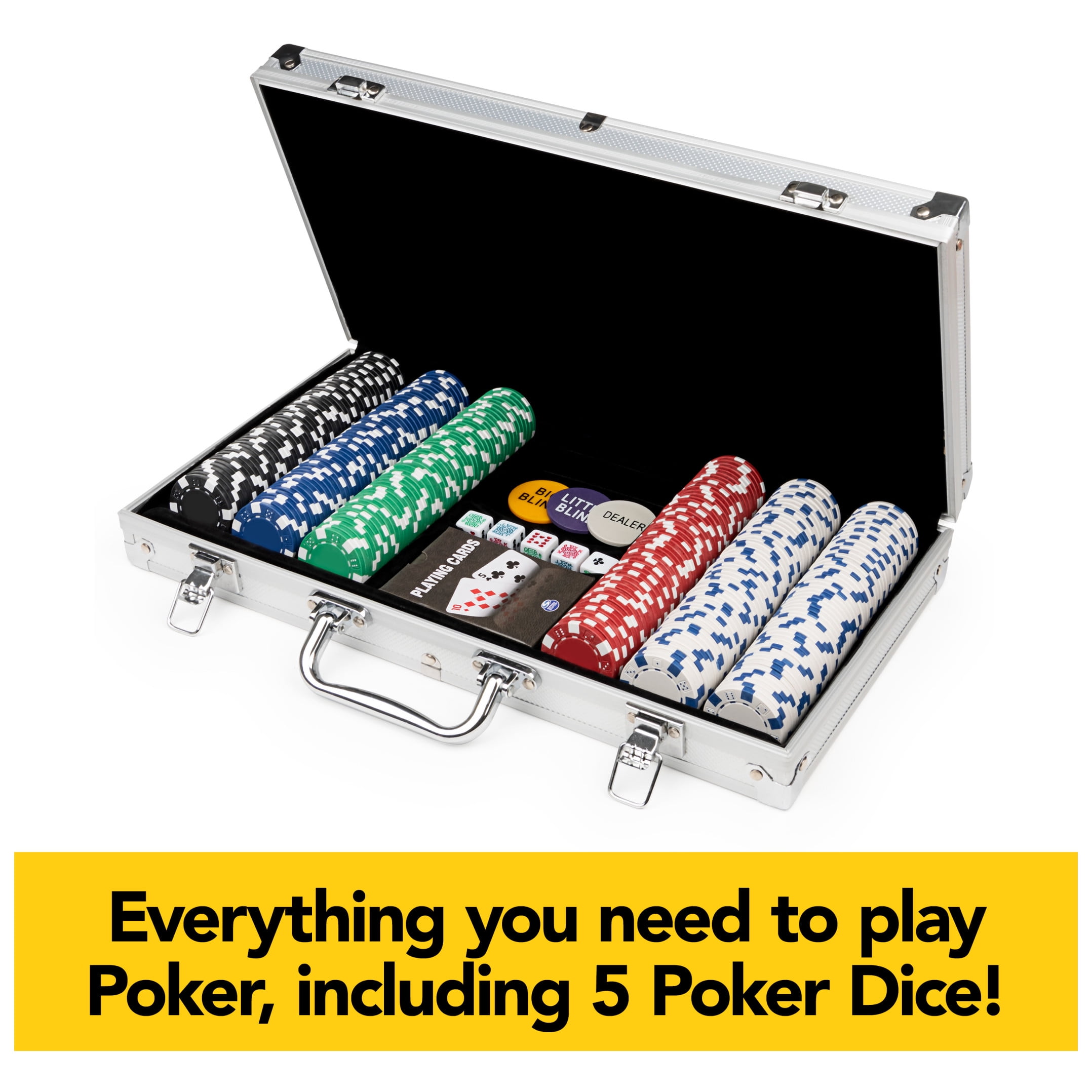 300-Piece Poker Set with Aluminum Carrying Case