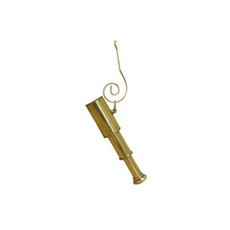 Telescope Ornament - Solid Brass Telescope Christmas Ornament 5