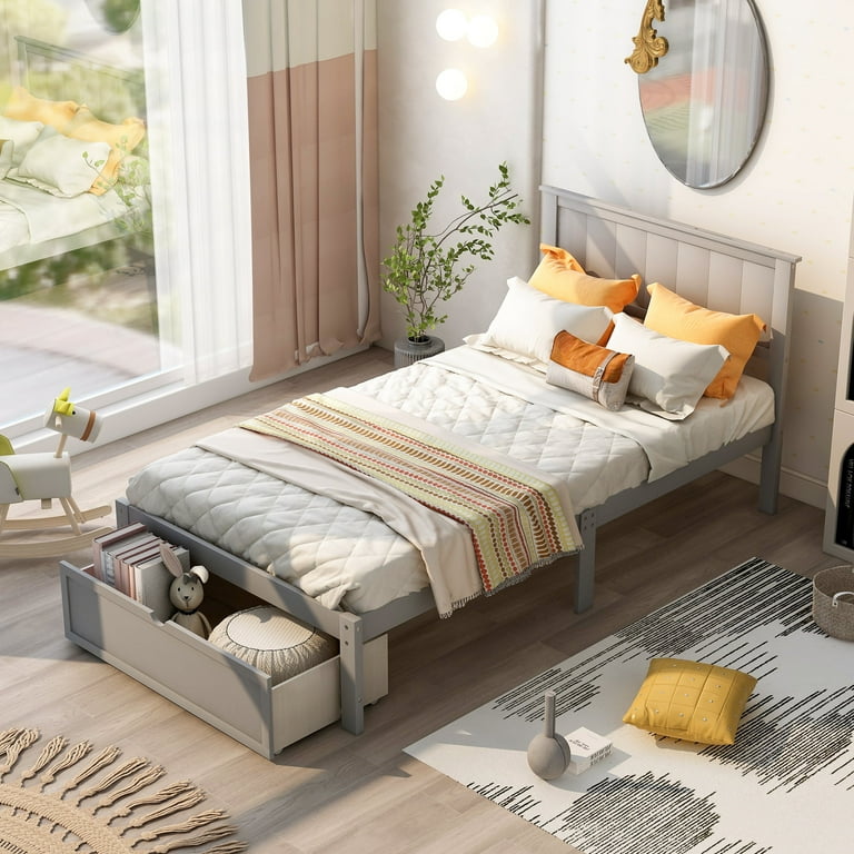 Clearance twin platform bed discount