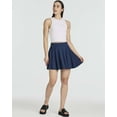 thumbnail image 6 of Real Essentials 4 Pack: Women's Soft Casual Pleated Mini Skirt - Skater A-Line Flowy Skirts (Available In Plus Size), 6 of 6