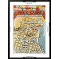 thumbnail image 5 of Art.com Map of Vieux Carre, New Orleans, Louisiana Art Print, Black Frame Wall Art, 21" x 29", 5 of 5