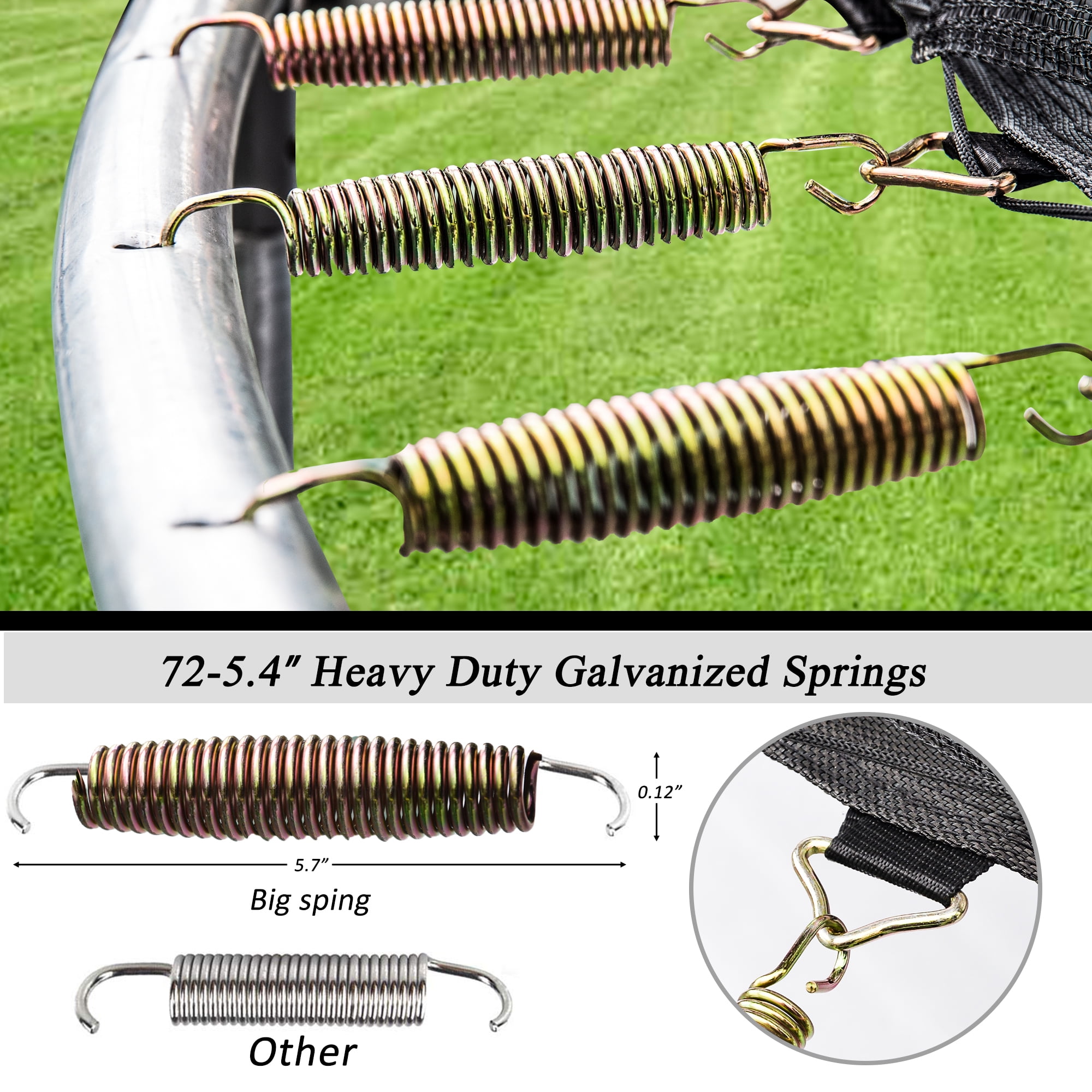 EUROCO Trampoline with Basketball Hoop and Enclosure, 12 Feet