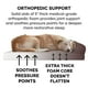 thumbnail image 5 of Furhaven Cama ortopédica para perros grandes con refuerzos extraíbles y funda lavable, para perros de hasta 125 libras - Sofá acolchado - Café, Jumbo Plus/XXL, 5 of 5